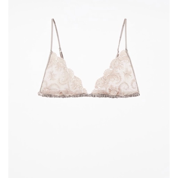 Zara RHINESTONE LACE BRA
LIGHT PINK​ - Picture 2 of 4